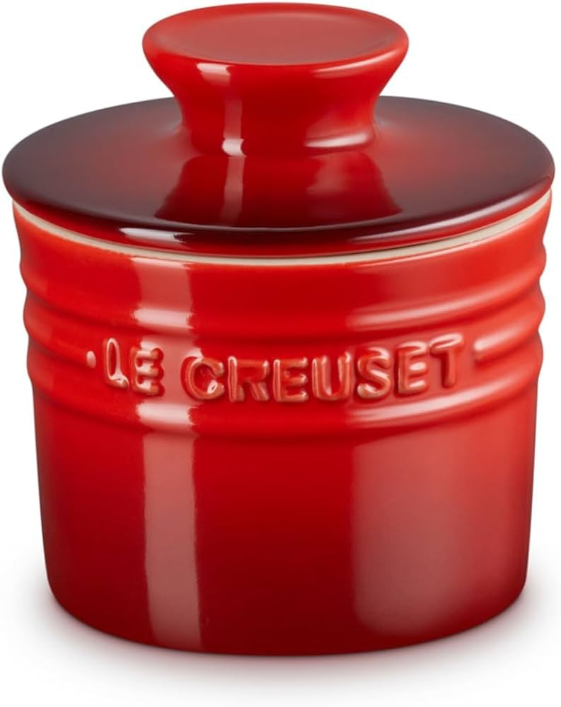 Le Creuset Stoneware Butter Crock, 6 oz., Cerise | Amazon (US)
