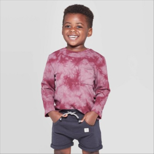 Toddler Boys' Long Sleeve Pocket T-Shirt - art class™ ...