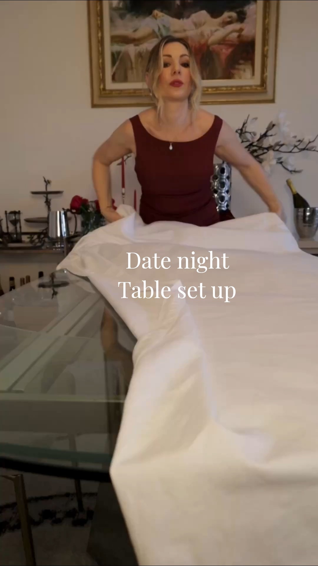 Date night or every night, my favorite set up ! 
#amazonfinds #tablecloth #tablerunner #redcandles 


#LTKgrwm #LTKBeauty #LTKdayinmylife