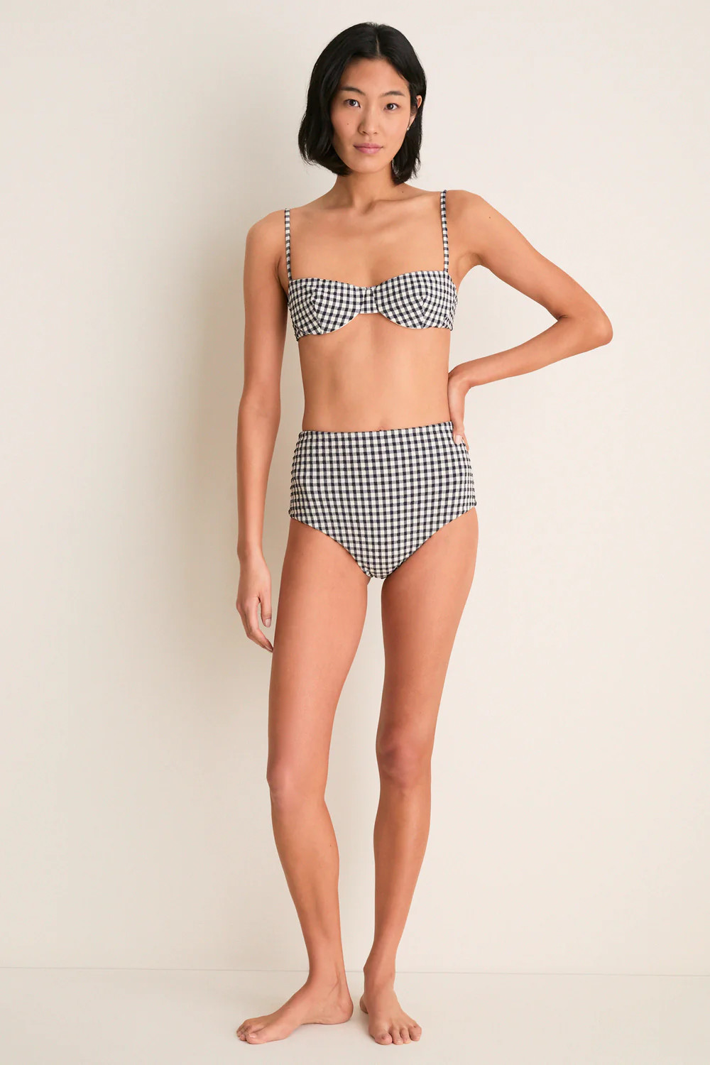 Tuxedo Plaid Vera Bikini Bottom | Tuckernuck (US)