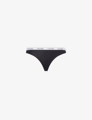 Icon Logo Pack of Five Cotton-Jersey Thongs | Selfridges