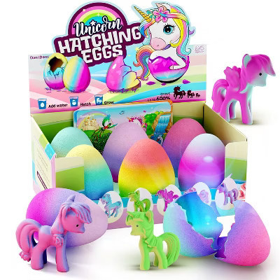 Dan&Darci Unicorn Hatching Easter Eggs - Set of 6 Magical Hatch and Grow Unicorn Toys- Stocking Stuffer for Kids, Gifts for Kids | Target