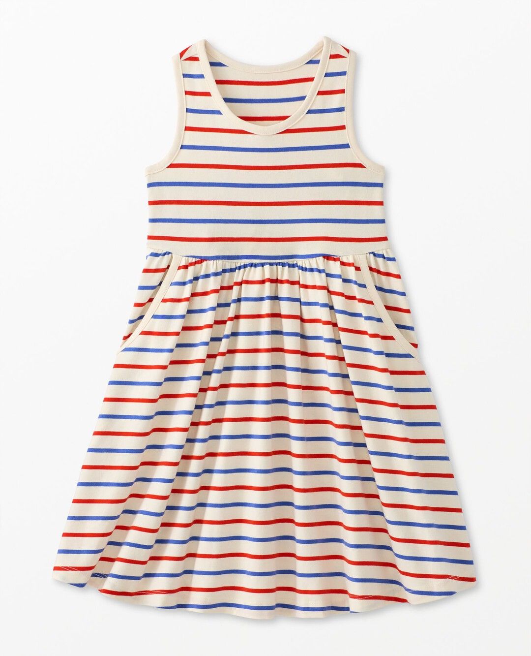 Striped Racerback Skater Dress with Pockets | Hanna Andersson