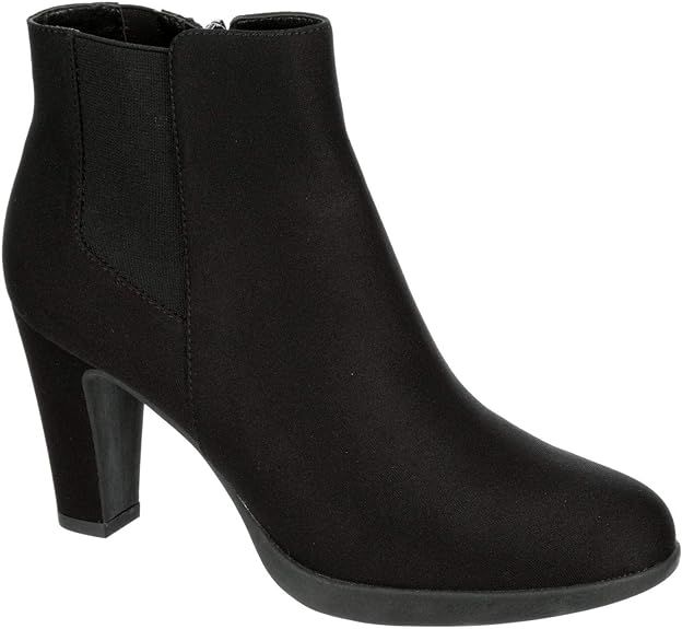 Lauren Blakwell Mykenna - Women's Fashion Zip-up Pointed Toe Heeled Ankle Boot | Amazon (US)