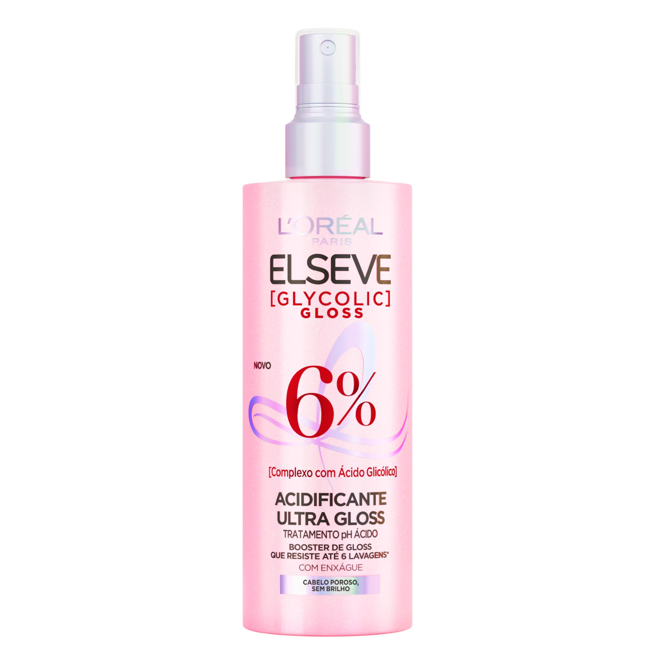 Acidificante L'Oréal Paris Elseve Glycolic Gloss 200ML | Amazon (BR)