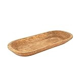Dough Bowl Candle - Natural Long Tray - Handmade-11-12W x 30-32L x 3-4D inches | Amazon (US)