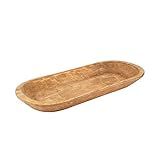 Dough Bowl Candle - Natural Long Tray - Handmade-11-12W x 30-32L x 3-4D inches | Amazon (US)