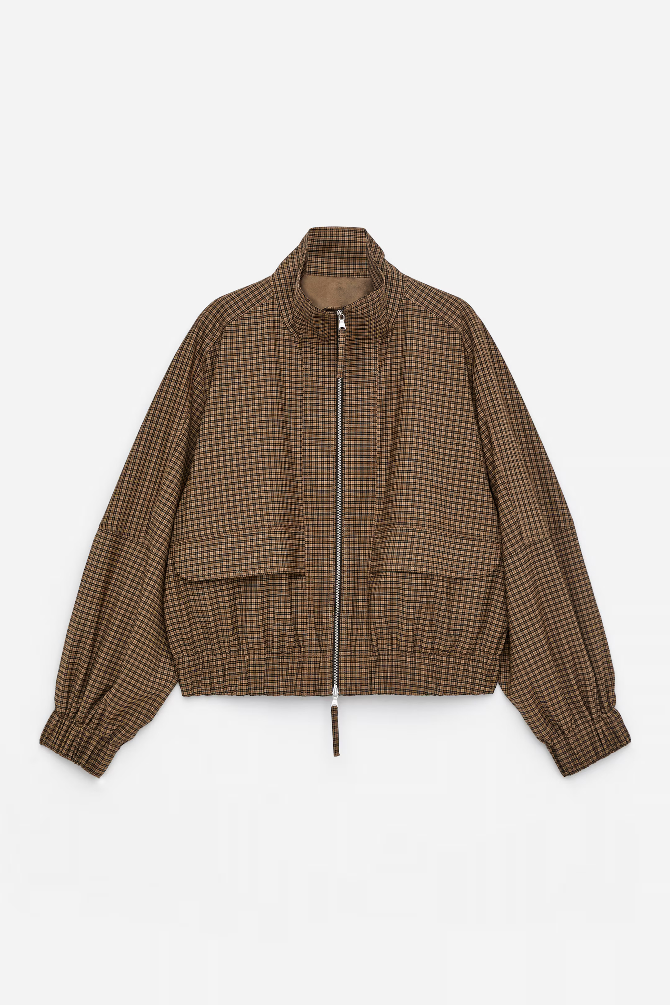 Veste zippée à carreaux | H&M (FR, IT, ES, PT, BE)