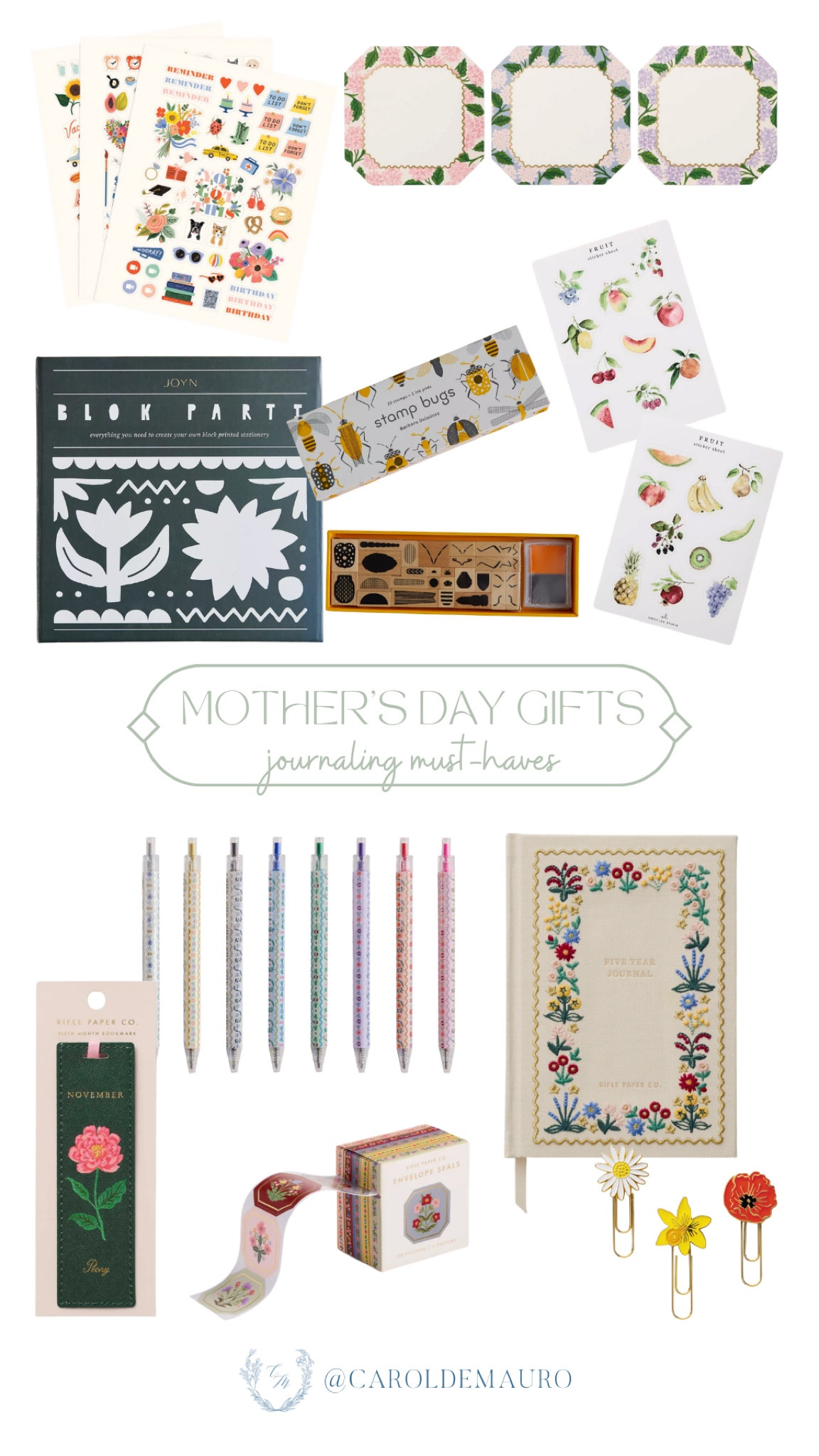 Give the gift of mindfulness and quiet time this Mother's Day! These beautiful journaling essentials—from chic aesthetic notebooks to the absolute best pens, are perfect for the mom who loves to reflect, manifest, and plan her days.

mothers day gift, journaling community, mindful gifting, stationery finds, gift guide for mom, quiet time for mom

#LTKMothersDay #LTKSeasonal #LTKU