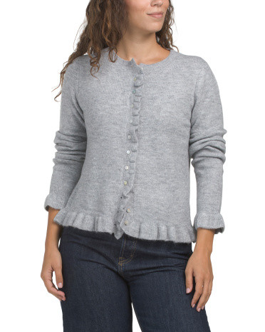Cozy Ruffled Cardigan | Cardigans & Dusters | Marshalls | Marshalls
