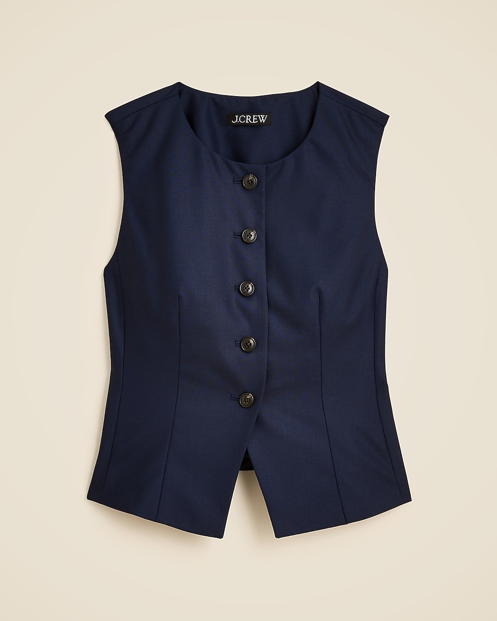 Essential tailored vest top in wool-blend | J. Crew US