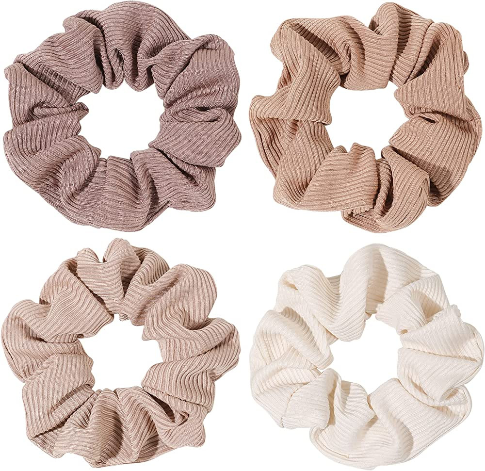 Scrunchies for Women's Hair Scrunchies, for Girls Big Cotton Scrunchies Both for Thick Hair or Th... | Amazon (US)