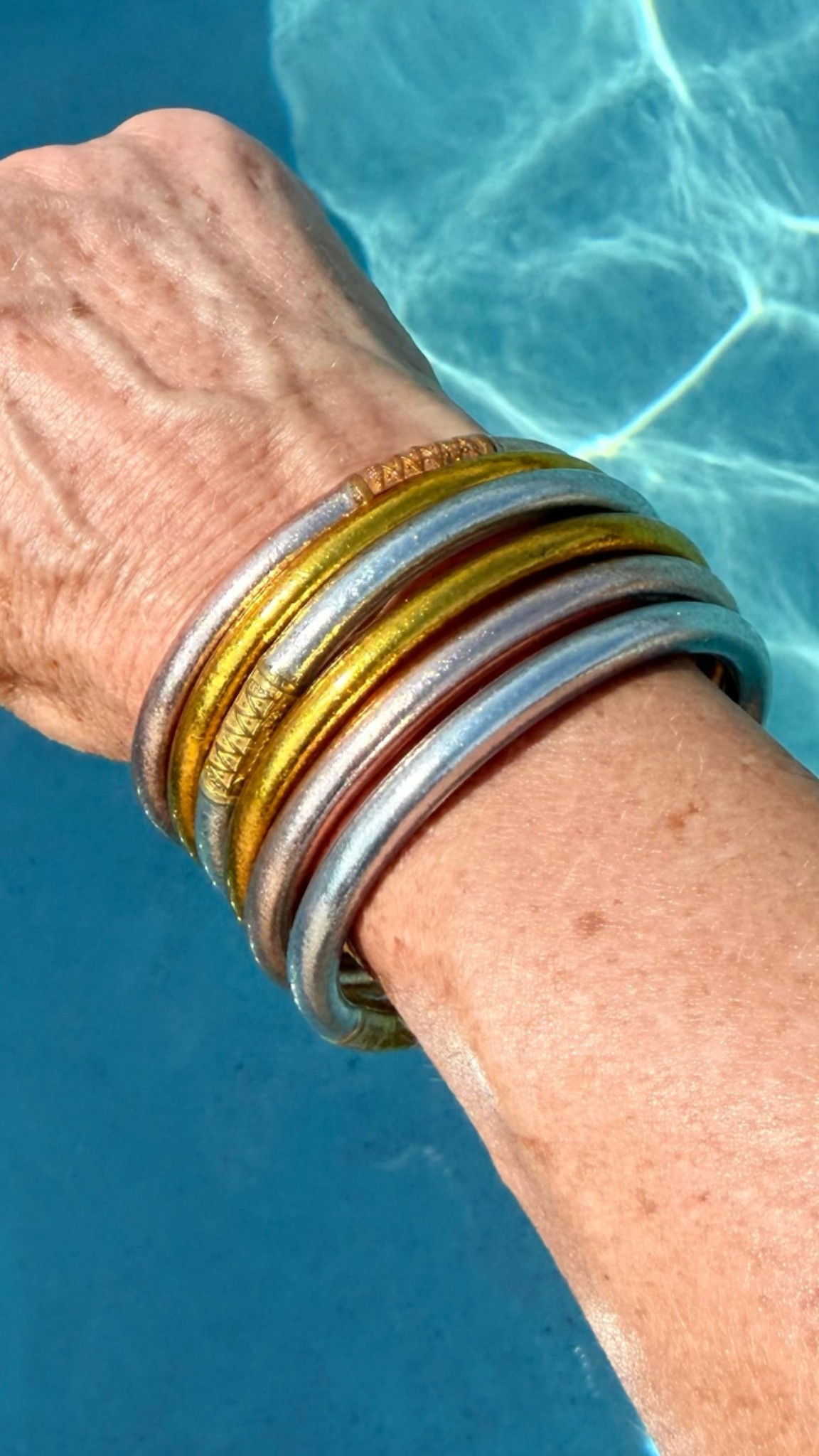 Waterproof BuDhaGirl bracelets. Lightweight and perfect for everyday, vacation, pools days

#LTKootd #LTKgrwm #LTKOver40