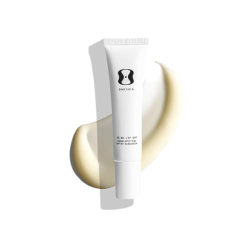 Oneskin LIP SPF OS-01 Peptide Broad Spectrum SPF 15 Mineral Sunscreen- Scientifically Proven to Protect Skin from UV Aging, Includes Potent Antioxidants, For All Skin Types, 7 mL / 0.2 Fl Oz | Amazon (US)