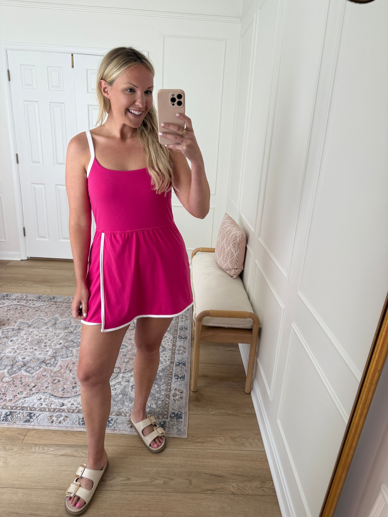 Wearing a large in this cute activewear dress! Tennis dress - summer active dress 

#LTKStyleTip #LTKActive #LTKFindsUnder50