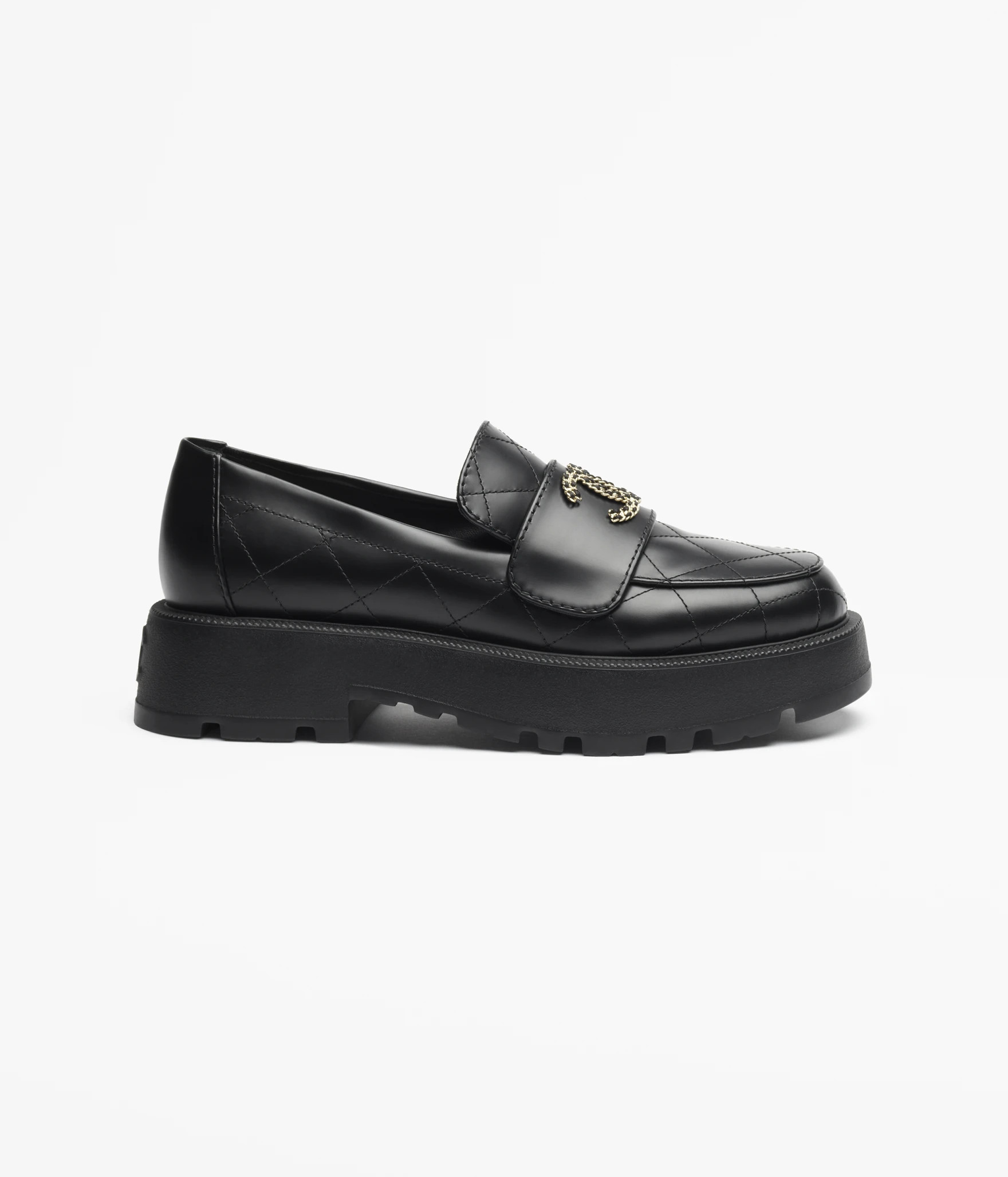 Moccasins - Calfskin, black — Fashion | CHANEL | Chanel, Inc. (US)