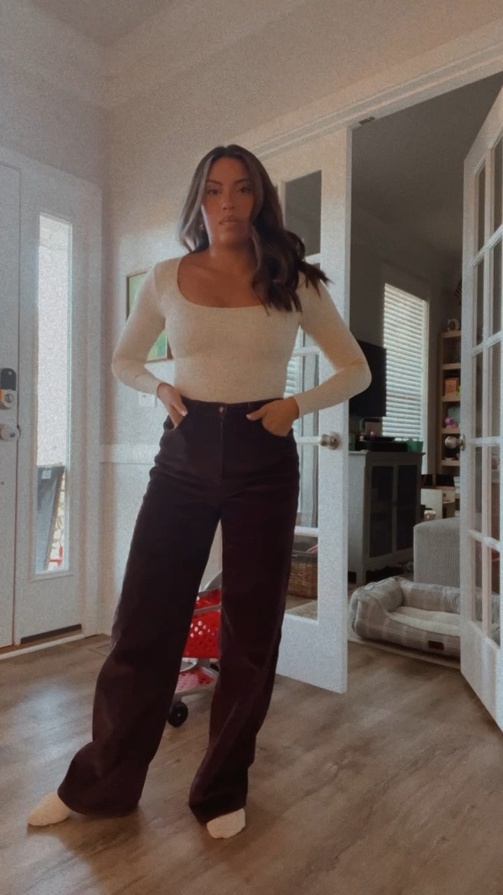 Cute winter outfit idea 🤍 with corduroy pants 🧸

#LTKstyletip #LTKVideo #LTKSeasonal
