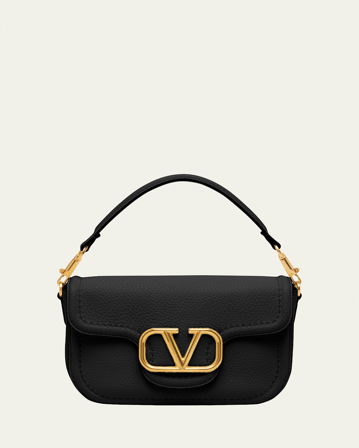 Loco VLOGO Flap Leather Shoulder Bag | Bergdorf Goodman