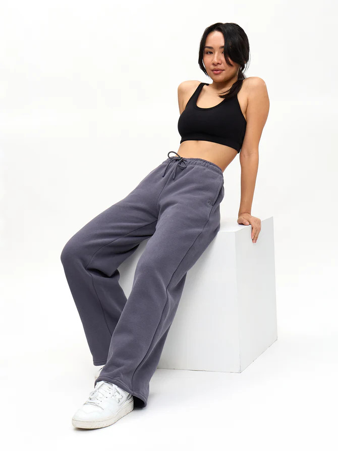 Plush Fleece Straight Leg Sweat Pant | Buffbunny