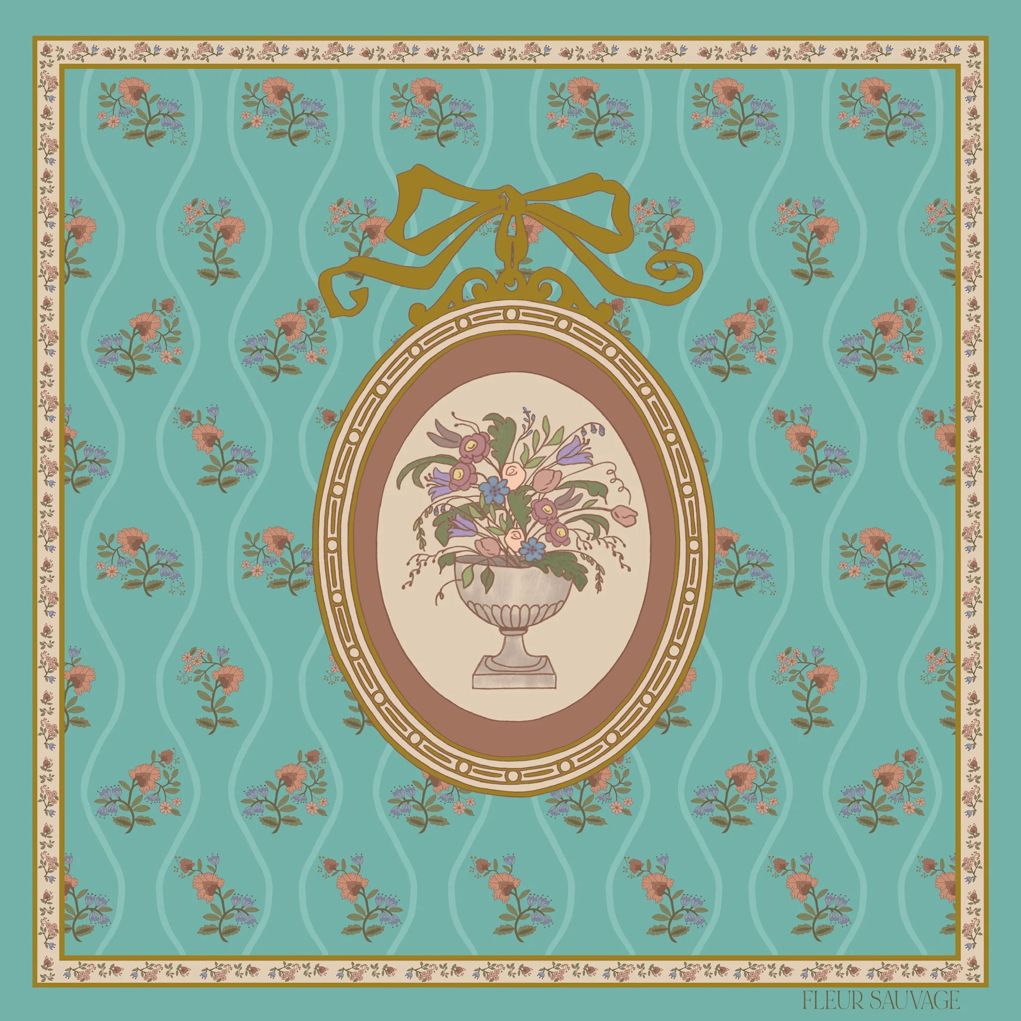 J. Austen Scarf 90 | Fleur Sauvage Design