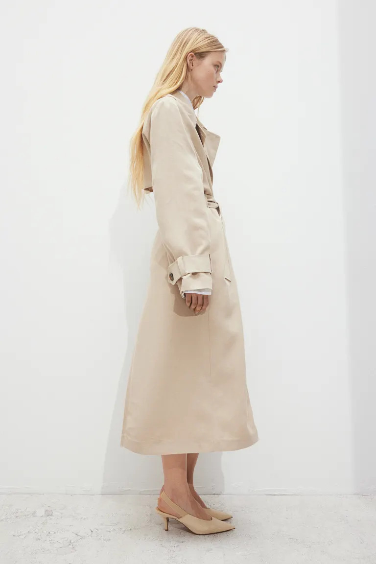 Pointed Slingback Pumps - Light beige - Ladies | H&M US | H&M (US + CA)