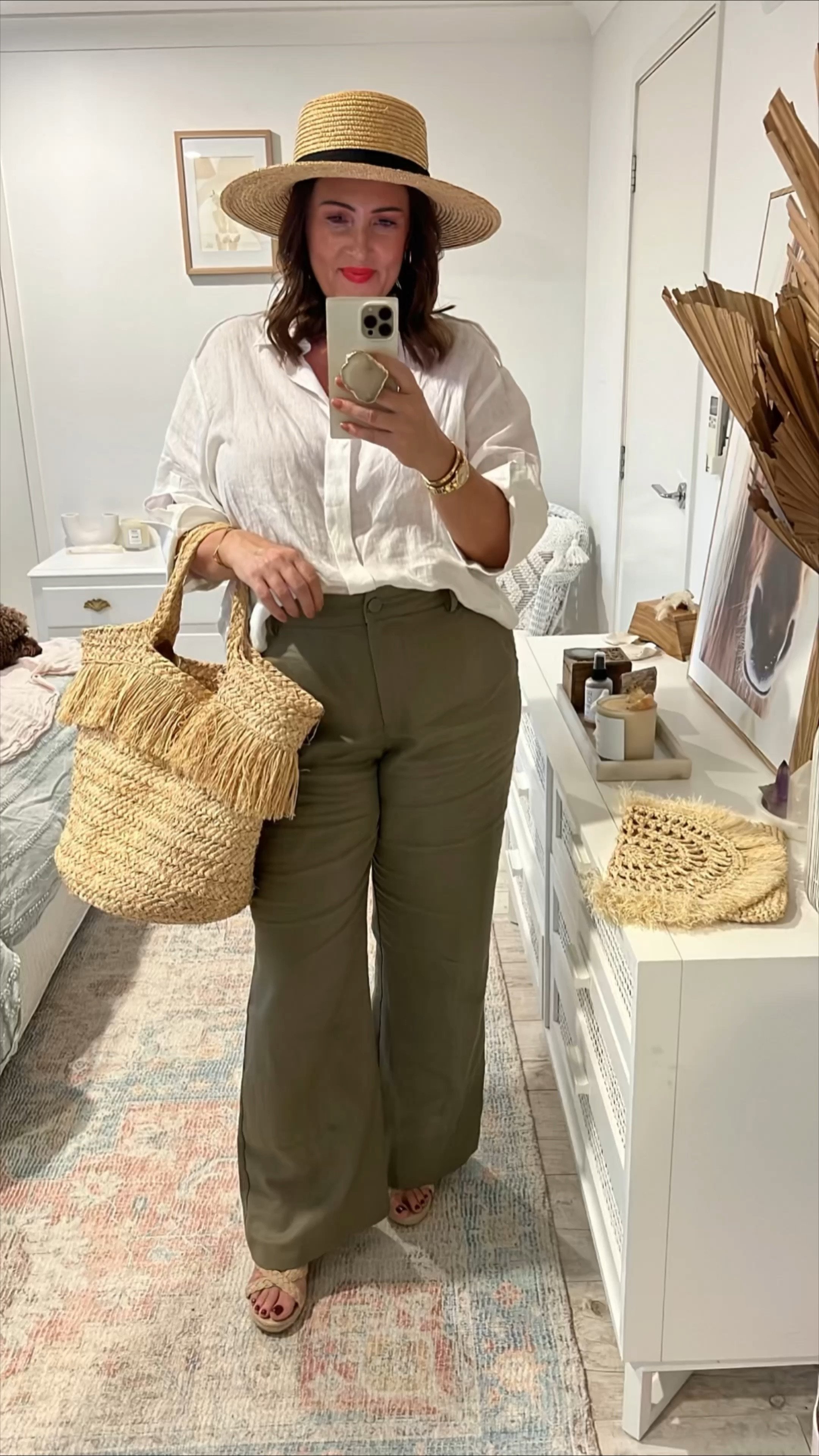 I'm currently dreaming of a European summer ☀️ it seems every person I know is frolicking around Italy & Greece I'm beyond jealous! 🥰 if I was doing the same this is what I would wear.
You simply can't go past linen fabric to keep you looking chic & cool. 
I'm wearing a size 16 in both pieces. 

#LTKcurves #LTKeurope #LTKaustralia