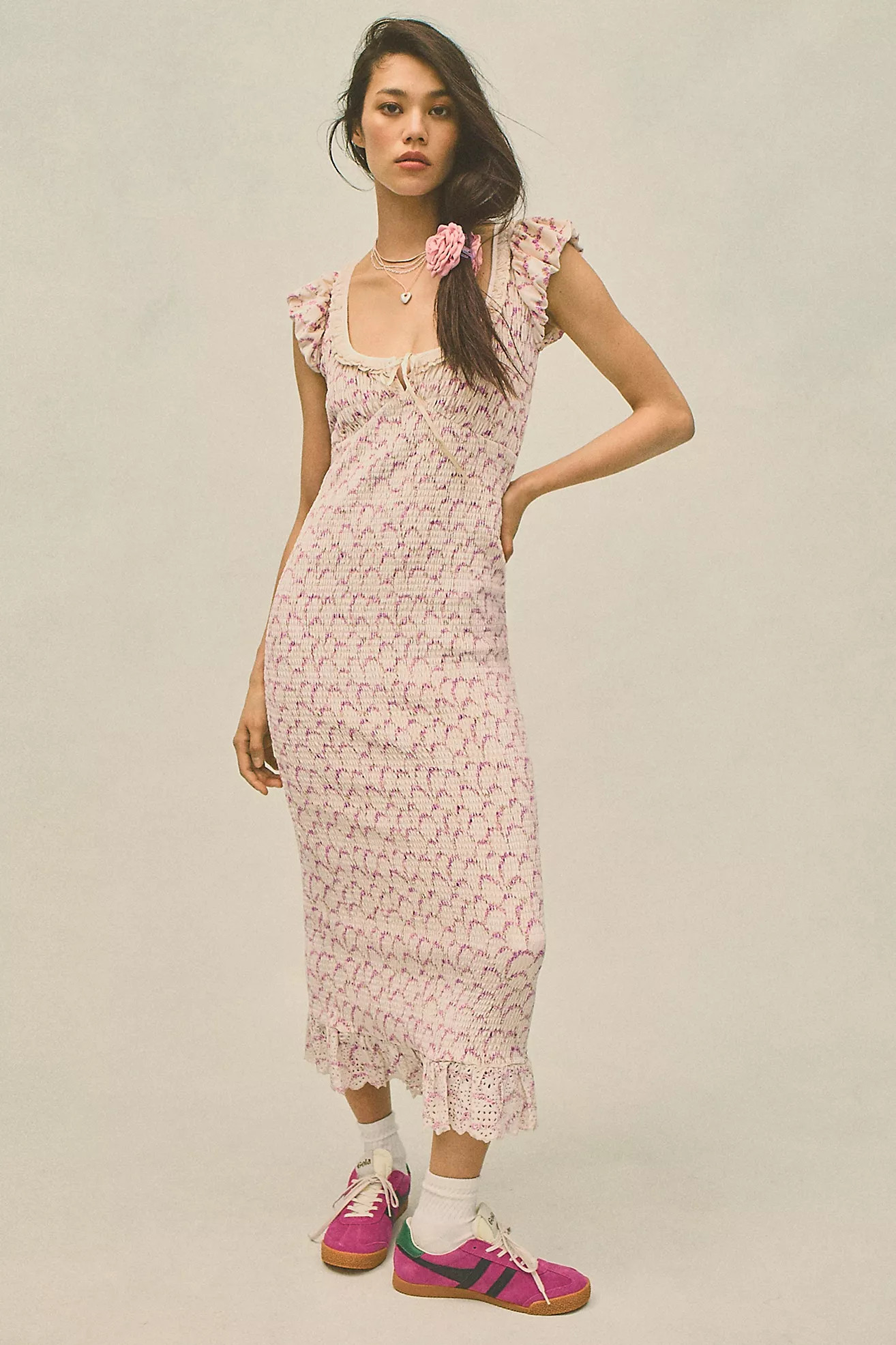 Mckenna Velvet Midi Dress | Free People (Global - UK&FR Excluded)