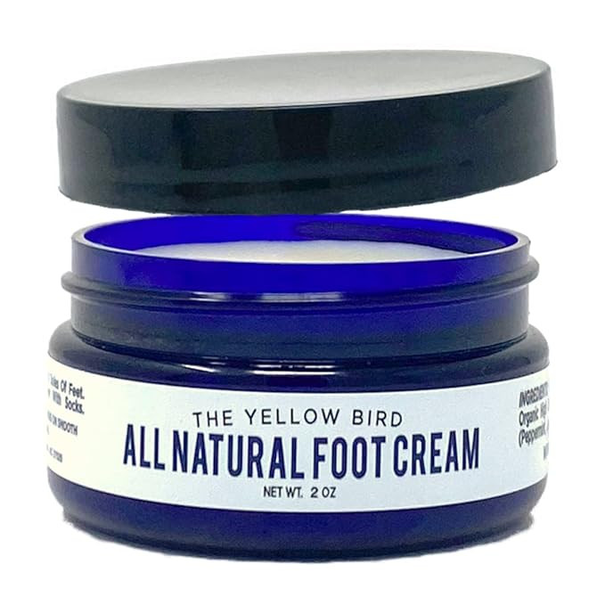 Yellow Bird Foot Cream – Hydrating Tea Tree Oil Foot Balm with Essential Oils. Natural Athletes... | Amazon (US)