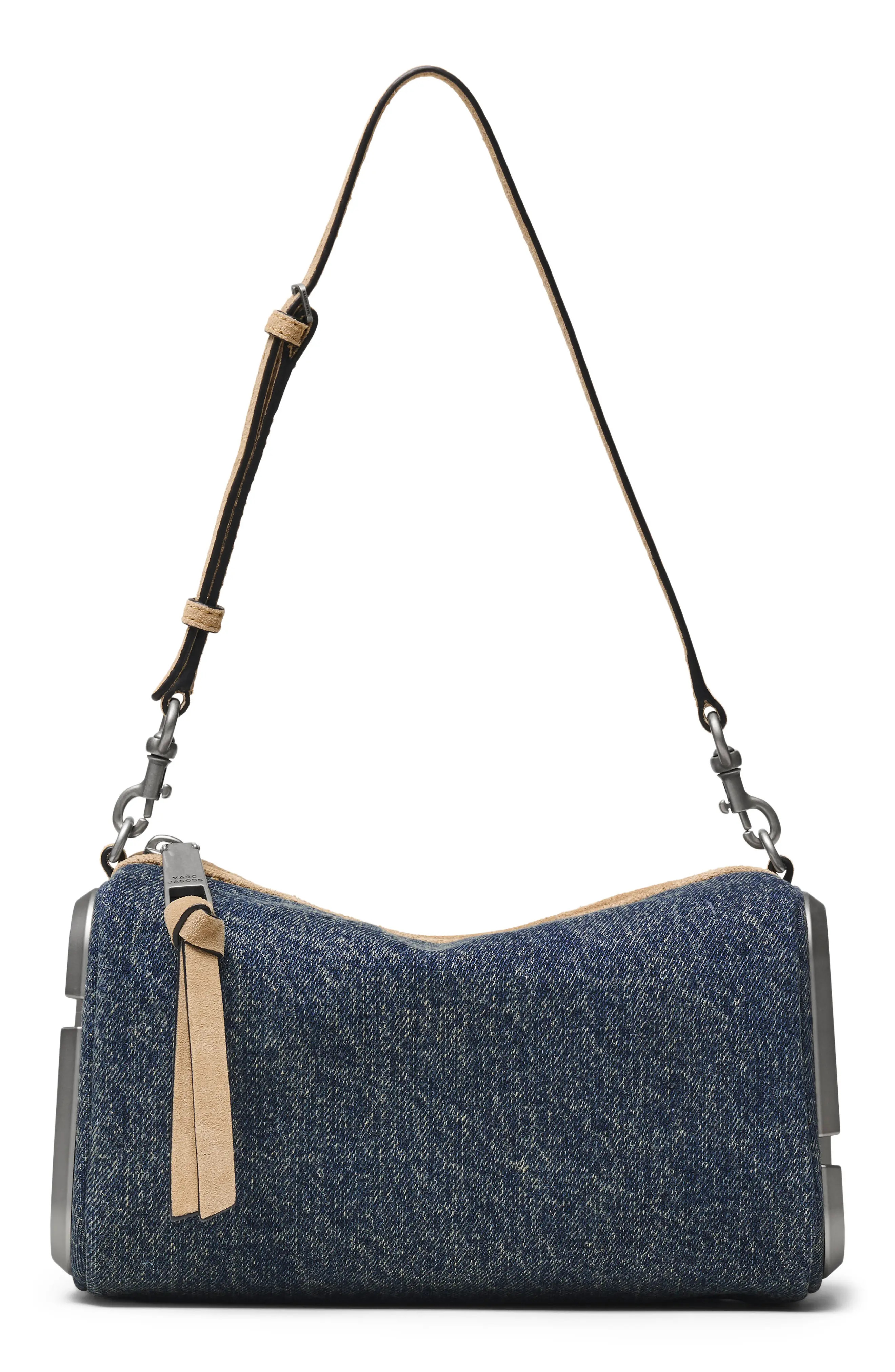 The Denim Suede Snapshot Shoulder Bag | Nordstrom | Nordstrom