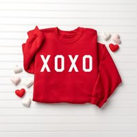 Xoxo Sweatshirt, Valentine's Day Love Shirt, Women's Valentines Sweater, Gift For Wife, Hoodies & Sweaters, Xoxo | Etsy (US)