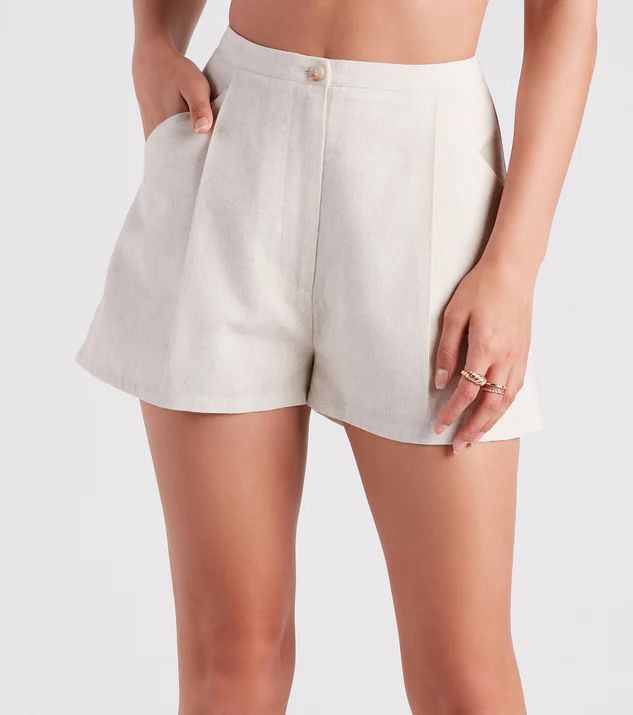 Casual And Chic Linen Shorts | Windsor Stores