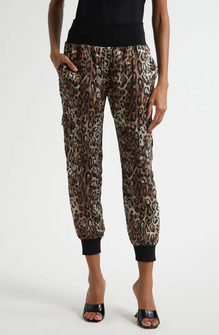 Giles Leopard Print Cargo Joggers | Nordstrom Rack