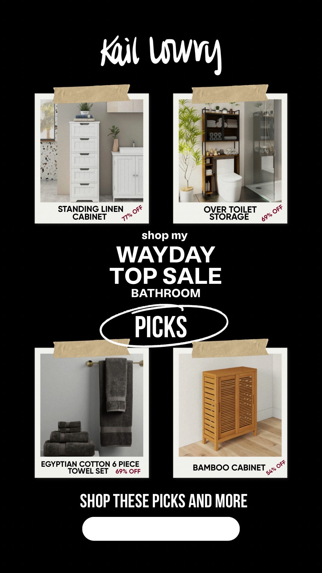 WayDay bathroom deals I couldn’t resist 👏🏼

#LTKSaleAlert #LTKHome #LTKFamily
