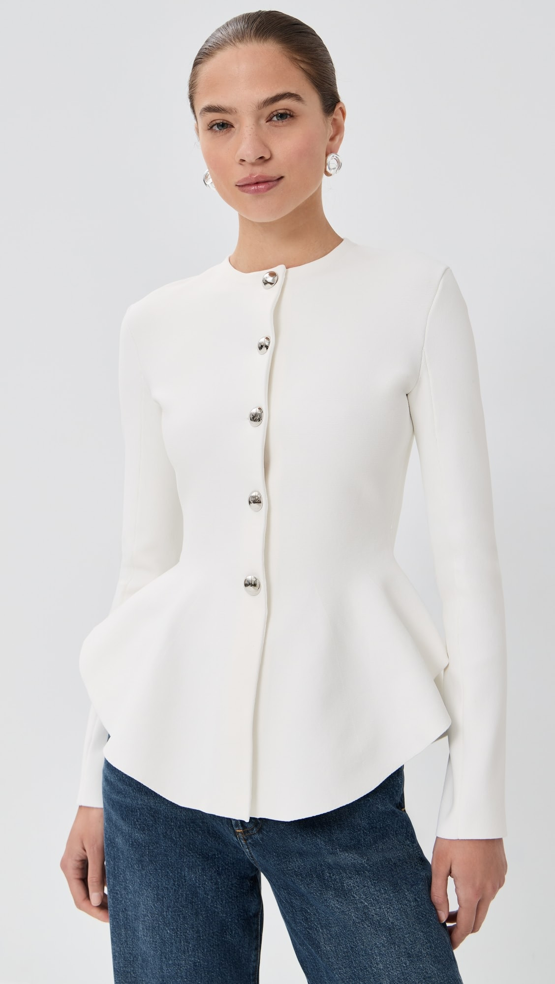 Dasha Jacket in Compact Viscose | Shopbop