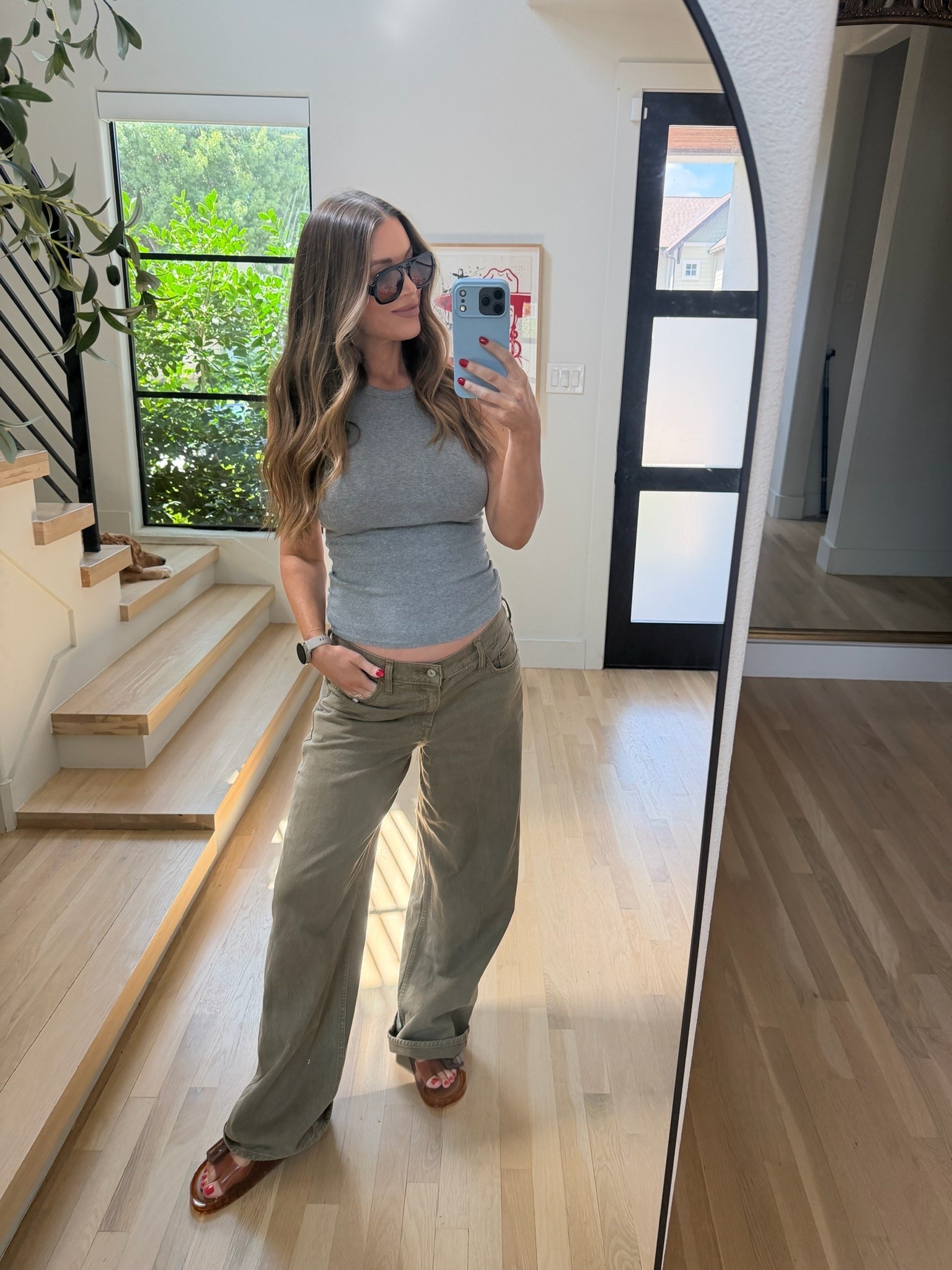 Easy, casual summer outfit! This grey tank from @Target is still one of my favorites — even with the baby bump!

#LTKBump #LTKootd #LTKSeasonal