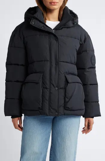 Kennedy Water Resistant Hooded Puffer Jacket | Nordstrom