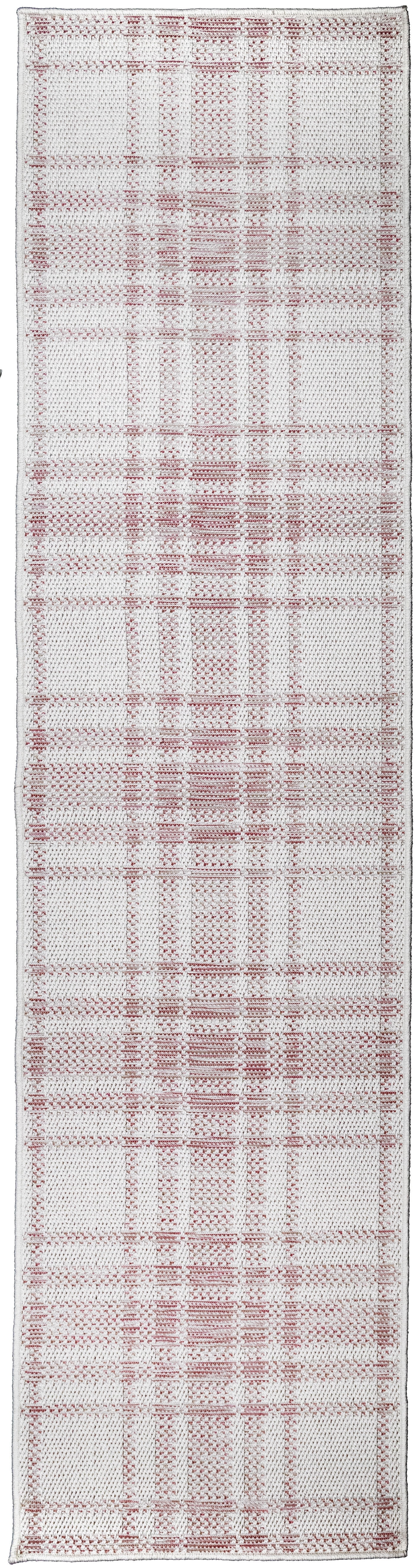 My Texas House Hampshire Plaid 2' x 8' Pink Reversible Runner Rug | Walmart (US)