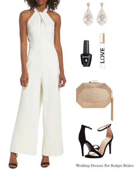 Gorgeous jumpsuit and accessories for the bride to be. 

#whitejumpsuits #weddingjumpsuits #springjumpsuits #bridejumpsuits #bridaljumpsuits #LTKwedding #LTKstyletip
