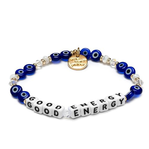 Little Words Project Good Energy Bracelet, The Original Word Bracelet, Made with Colorful Beads and Plated Brass Hardware, Handcrafted Design & Positive Message, Size XS | Amazon (US)