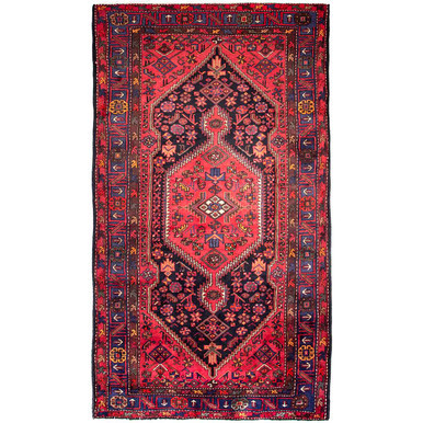 8' 11'' x 4' 11'' Zanjan Authentic Persian Hand Knotted Area Rug - 112320 | Los Angeles Home of rugs