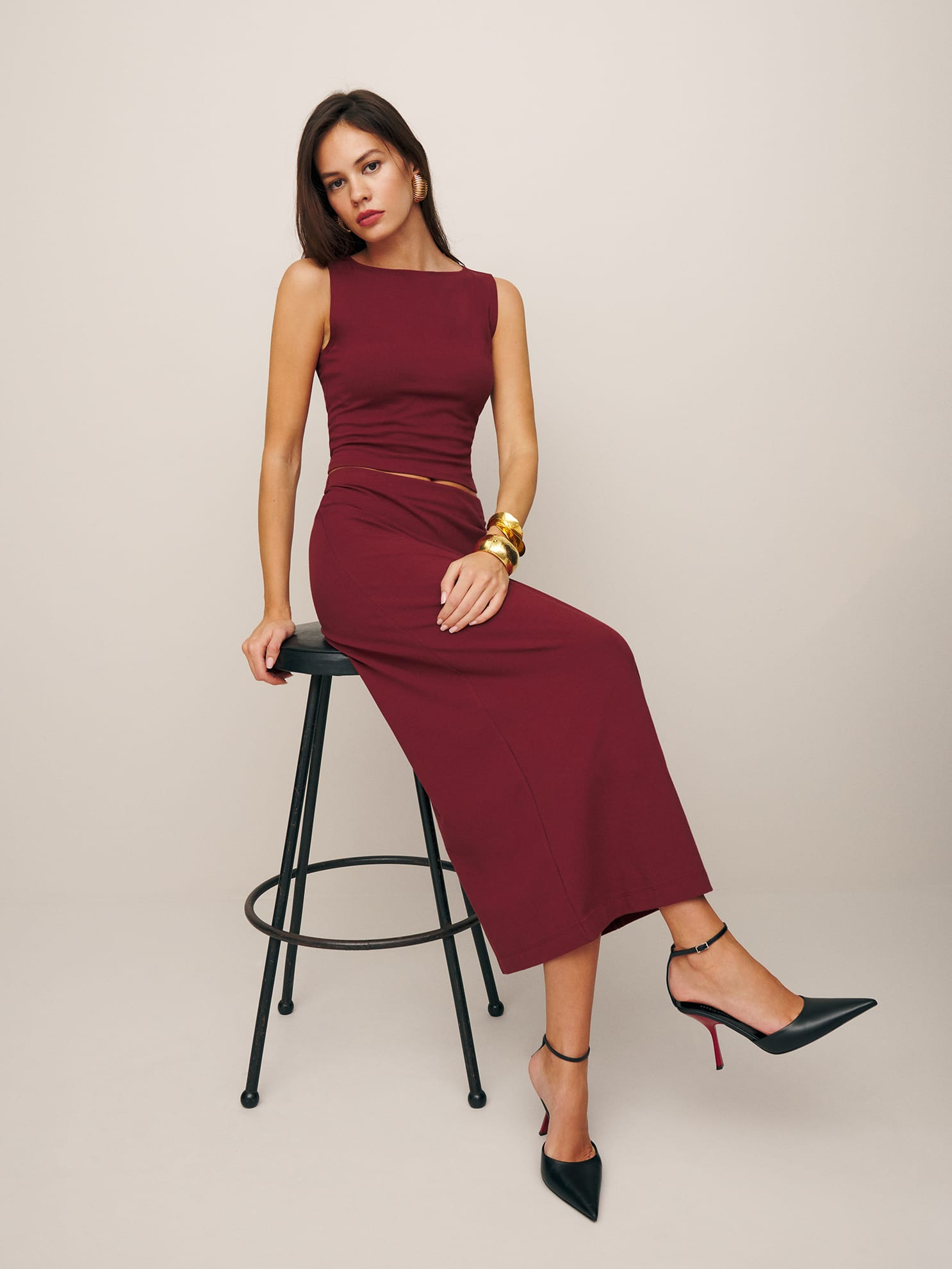 Elowen Knit Two Piece | Reformation (Global)