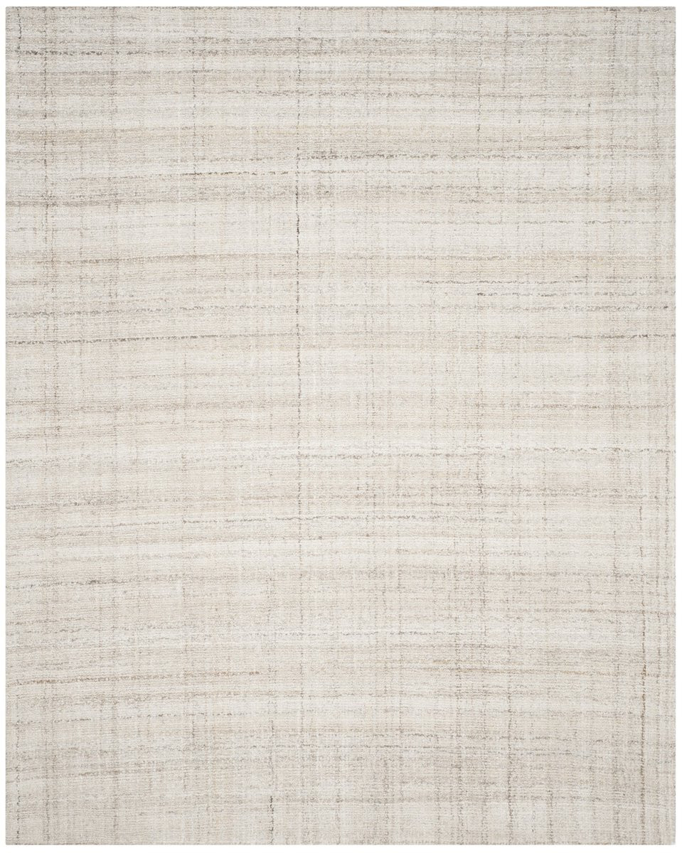 Abstract ABT-141 Ivory (D) Wool Handmade Area Rug | Rugs Direct