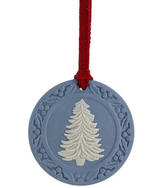 Jasper Blue & White Tree Ornament | Dillard's