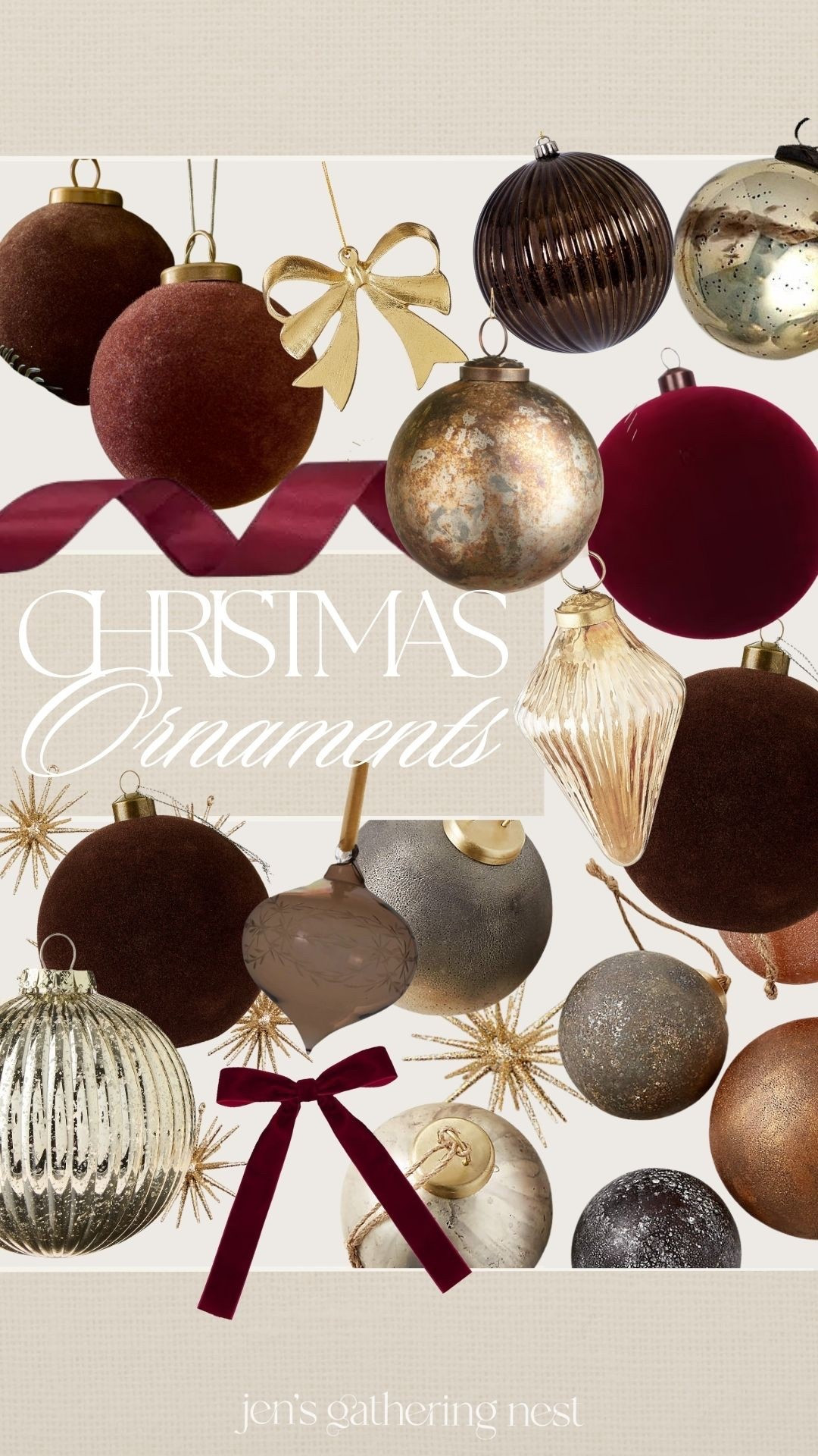 My ornament round up this year ✨

#ornaments #burgundy #christmasdecor #christmasfinds #christmasinspo #ribbon #christmastree #burgundychristmas #christmasbows #velvetornaments #target #walmart #amazon #crateandbarrel #mcgeeandco

#LTKHome #LTKSeasonal #LTKHoliday