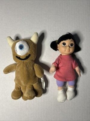 DISNEY STORE Rare Pixar Monsters Inc. Boo & Little Mikey Plush 5.5" Doll | eBay US