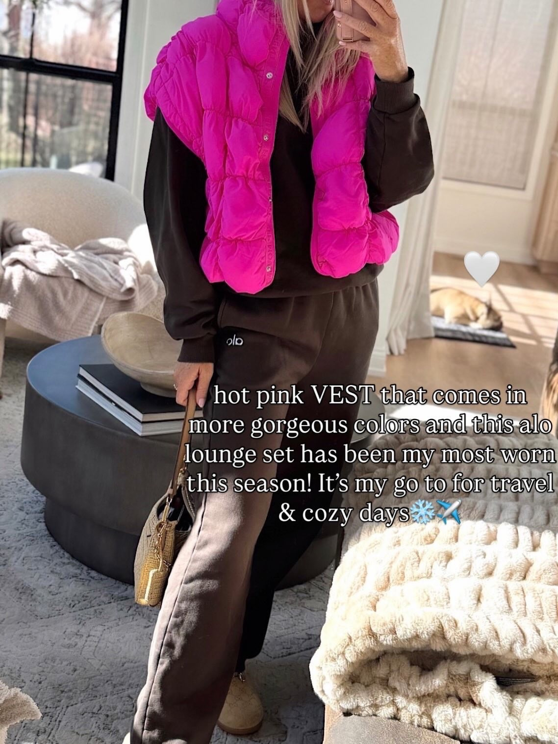 🐻💕OOTD

Casual style. Pink. Alo. Lounge set. Vest. 

#LTKgrwm #LTKootd #LTKSeasonal