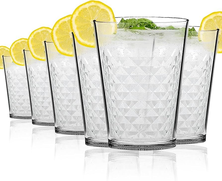 SCANDINOVIA - 32 oz Unbreakable Premium Drinking Glasses Tumbler (Set of 6) - BPA Free Tritan Pla... | Amazon (US)