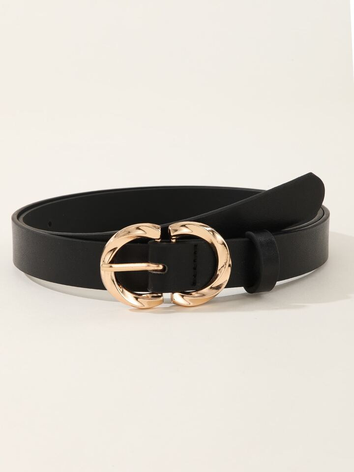 1pc Ladies' Denim Belt With 3 Adjustable Buckles | SHEIN