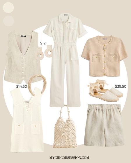 Do you love neutrals no matter the season? These neutral beige, tan, and white pieces are always effortlessly chic. From raffia earrings to espadrilles to woven bags, these summer pieces complement your summer outfits in a classic way 

#LTKSeasonal #LTKFindsUnder50 #LTKFindsUnder100