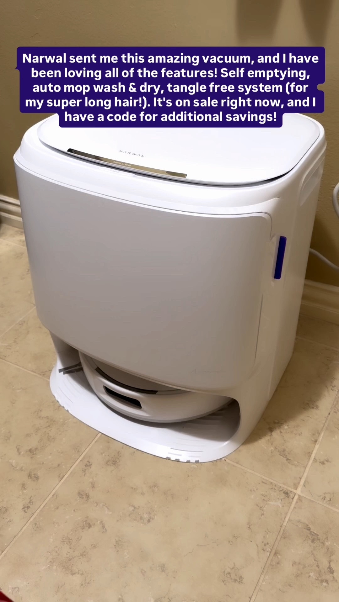 #ad @narwal vacuums are incredible, and you won't believe the price for this vacuum mop combo! It even has a self emptying feature! Not to mention the tangle free brush is perfect for long hair and pet fur! Save your time and your back and upgrade to a Narwal robot vacuum! On sale now, and I have a code for extra savings!
On Narwal's website use code: NVPDX6PRO
On Amazon use code: NVPD6XLTK
.......
Robot vacuum clean house hacks house cleaning tips house cleaning hacks best robot vacuum Amazon deals Amazon deal days prime day Amazon finds Amazon favorites Amazon bestsellers

#LTKmomlife #LTKKids #LTKHome